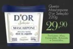Confiança Supermercados Queijo mascarpone d'or seleção oferta