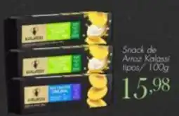 Confiança Supermercados Snack de Arroz Kalassi oferta