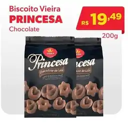 Big Bom Supermercados Biscoito Vieira princesa chocolate oferta