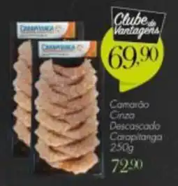 Confiança Supermercados Camarão cinza descascado carapitanga oferta