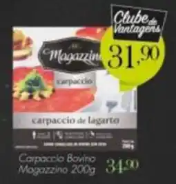 Confiança Supermercados Carpaccio bovino magazzino oferta