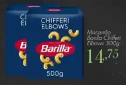 Confiança Supermercados Macarrão barilla chifferi elbows oferta