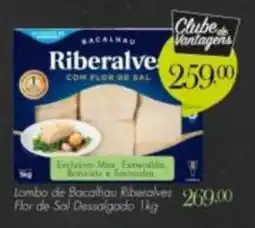 Confiança Supermercados Bacalhau riberalve com flor de sal oferta
