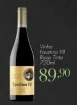 Confiança Supermercados Vinho Faustino VII oferta