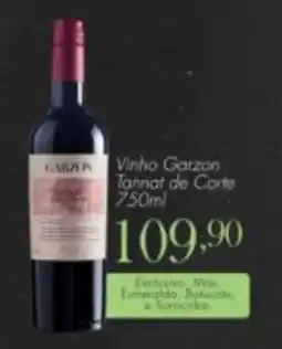 Confiança Supermercados Vinho Garzon Tannat de Corte oferta