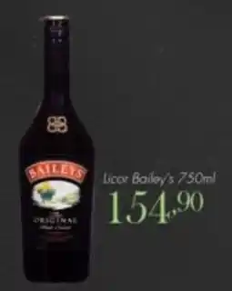 Confiança Supermercados Licor baileys oferta