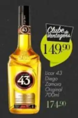 Confiança Supermercados Licor 43 Diego Zomora Original oferta