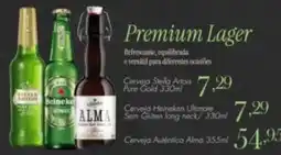 Confiança Supermercados Cerveja Stella Artois Pure Gold oferta
