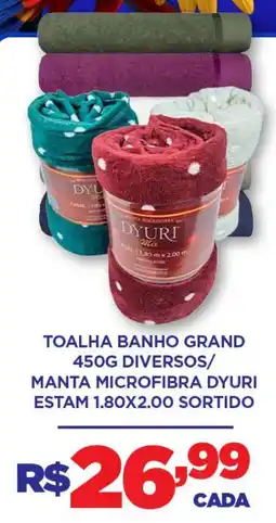 DB Supermercados Toalha banho grand oferta