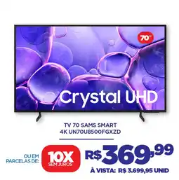 DB Supermercados tv 70 sams smart 4k oferta