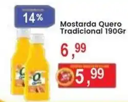 Federzoni Supermercados Mostarda Quero Tradicional oferta