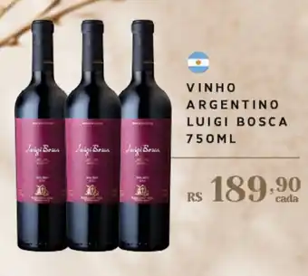 Empório Bahamas vinho argentino luigi bosca oferta