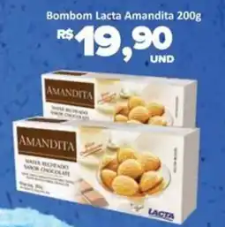 Paulistão Supermercados Bombom lacta amandita oferta