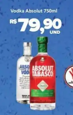 Paulistão Supermercados Vodka absolut oferta