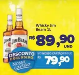 Paulistão Supermercados Whisky jim beam 1l oferta