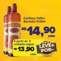 Paulistão Supermercados Cachaça Velho Barreiro oferta