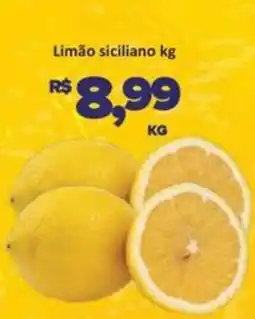 Paulistão Supermercados Limão siciliano kg oferta