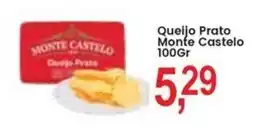 Federzoni Supermercados Queijo Prato Monte Castelo oferta