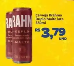 Paulistão Supermercados Cerveja brahma duplo malte lata oferta