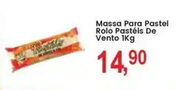Federzoni Supermercados Massa para pastel rolo pastéis de vento oferta