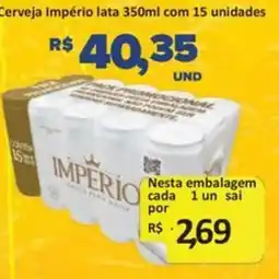 Paulistão Supermercados Cerveja império oferta