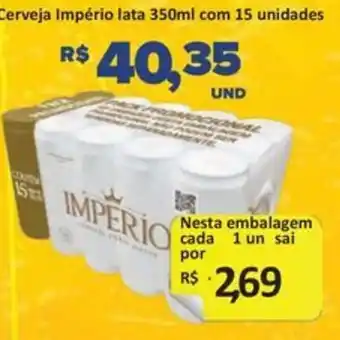 Paulistão Supermercados Cerveja império oferta