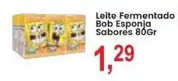 Federzoni Supermercados Leite fermentado bob esponja sabores oferta