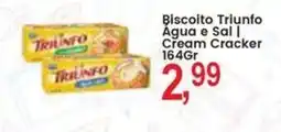Federzoni Supermercados Biscoito Triunfo Agua e Sal | Cream Cracker oferta