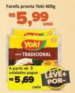 Paulistão Supermercados Farofa pronta yoki oferta