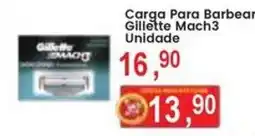 Federzoni Supermercados Carga para barbear gillette mach3 oferta