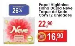 Federzoni Supermercados Papel Higiênico Fofha Dupla Neve Toque de Seda oferta