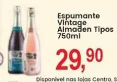 Federzoni Supermercados Espumante Vintage Almaden Tipos oferta