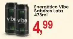 Federzoni Supermercados Energético Vibe Sabores Lata oferta