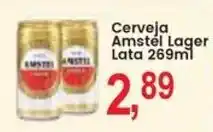 Federzoni Supermercados Cerveja Amstel Lager oferta