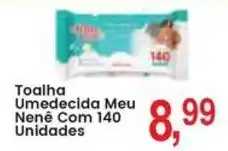 Federzoni Supermercados Toalha Umedecida Meu Nenê Com 140 Unidades oferta