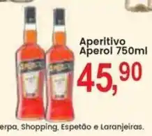 Federzoni Supermercados Aperitivo Aperol oferta