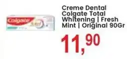 Federzoni Supermercados Creme Dental Colgate Total Whitening | Fresh Mint oferta