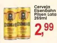 Federzoni Supermercados Cerveja Eisenbahn Pilsen Lata oferta
