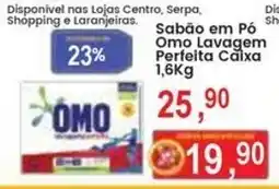 Federzoni Supermercados Sabão em Pó Omo Lavagem Perfeita Caixa oferta