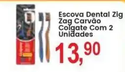 Federzoni Supermercados Escova Dental Zig Zag Carvão Colgate oferta
