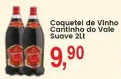 Federzoni Supermercados Coquetel de Vinho Cantinho do Vale Suave oferta