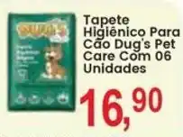 Federzoni Supermercados Tapete higiênico para cão dug's pet care oferta