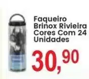 Federzoni Supermercados Faqueiro Brinox Riviera Cores Com 24 Unidades oferta