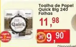 Federzoni Supermercados Toalha de papel quick big 240 folhas oferta