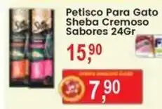 Federzoni Supermercados Petisco para gato sheba cremoso sabores oferta