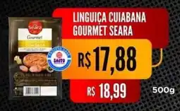 Saito Supermercados Linguiça cuiabana gourmet seara oferta
