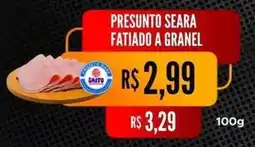 Saito Supermercados Presunto seara fatiado a granel oferta