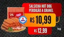 Saito Supermercados Salsicha hot dog perdigão a granel oferta