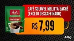 Saito Supermercados Café solúvel melitta sachê oferta