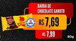 Saito Supermercados barra de chocolate garoto oferta